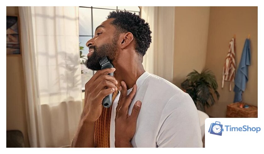 Триммер для бороды и усов Philips Beard Trimmer 7000 Series BT7670/15 - Изображение №12 — Интернет-магазин Time-Shop