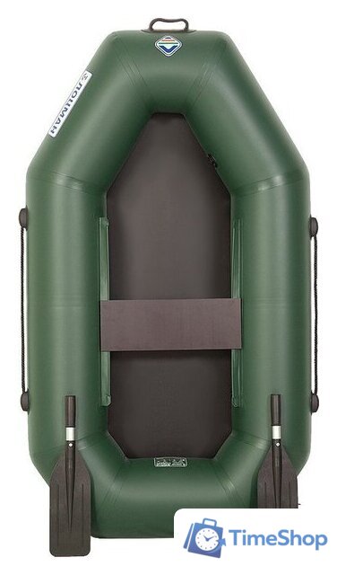 Гребная лодка Лоцман Гребная стандарт ЛС-200 ГР (зеленый) - Изображение №2 — Интернет-магазин Time-Shop