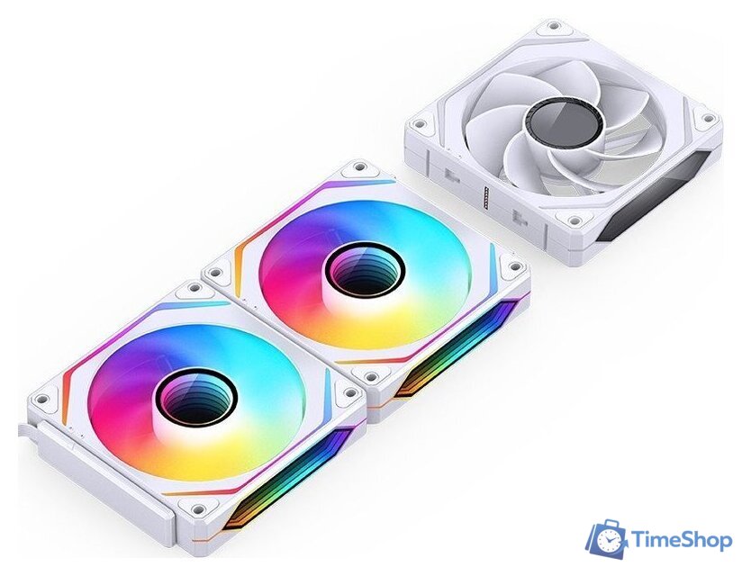 Комплект вентиляторов для корпуса Jonsbo ZL-120 Reversed (белый, 3 шт.) - Изображение №7 — Интернет-магазин Time-Shop
