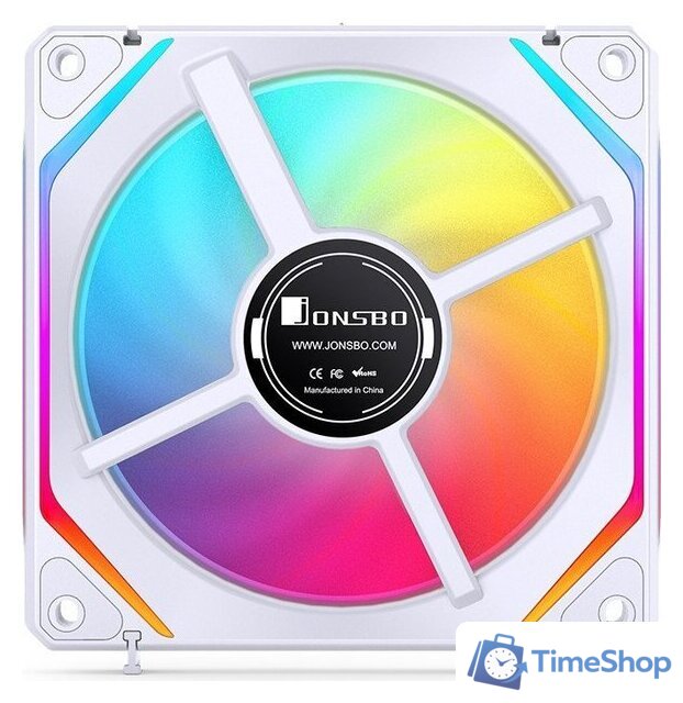 Комплект вентиляторов для корпуса Jonsbo ZL-120 Reversed (белый, 3 шт.) - Изображение №5 — Интернет-магазин Time-Shop
