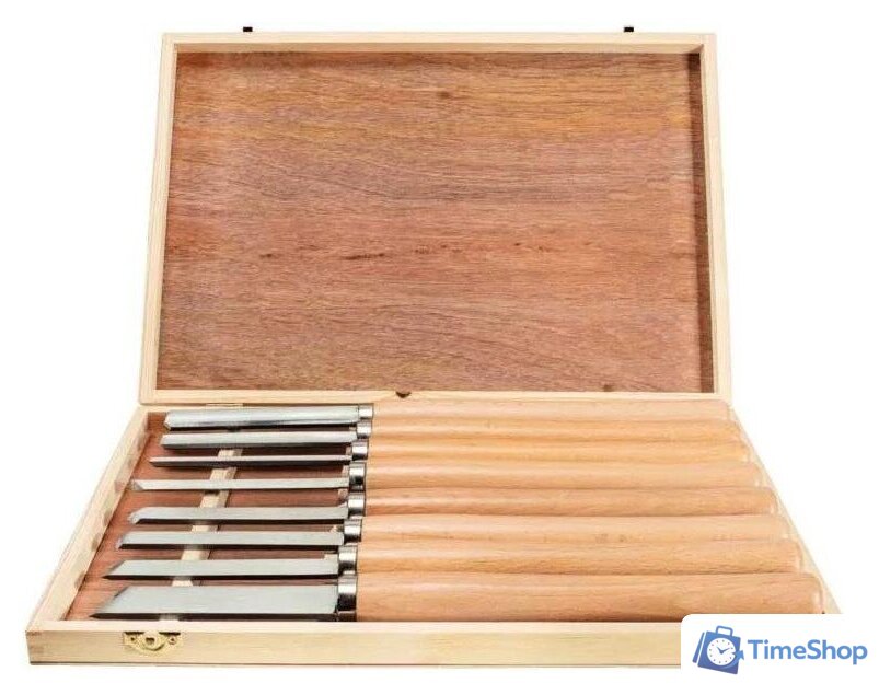 Набор стамесок Scheppach 7902301601 (8 предметов) - Изображение №1 — Интернет-магазин Time-Shop