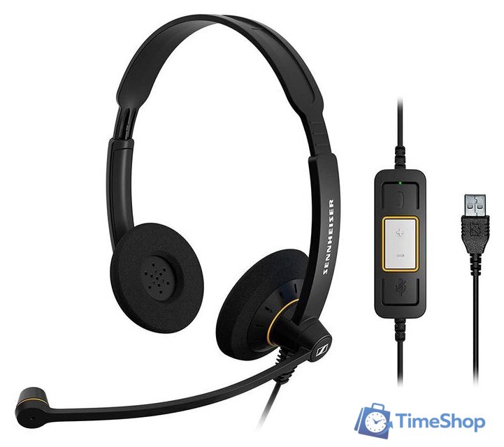 Офисная гарнитура Sennheiser SC 60 USB ML - Изображение №1 — Интернет-магазин Time-Shop