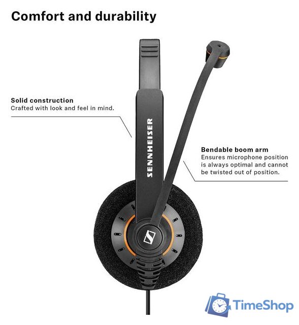 Офисная гарнитура Sennheiser SC 60 USB ML - Изображение №4 — Интернет-магазин Time-Shop
