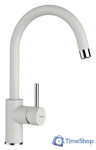 Смеситель Schock Plutos-D Cristalite (хром/альпина) - Изображение №1 — Интернет-магазин Time-Shop