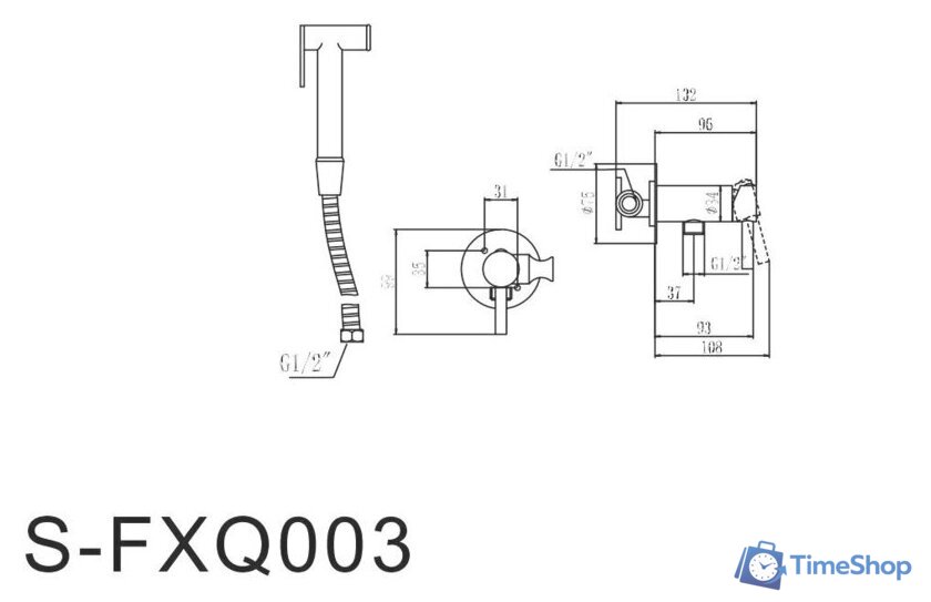 Смеситель Savol S-FXQ003H - Изображение №2 — Интернет-магазин Time-Shop