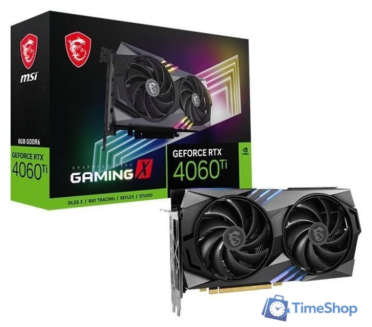 Видеокарта MSI GeForce RTX 4060 Ti Gaming X 8G - Изображение №5 — Интернет-магазин Time-Shop