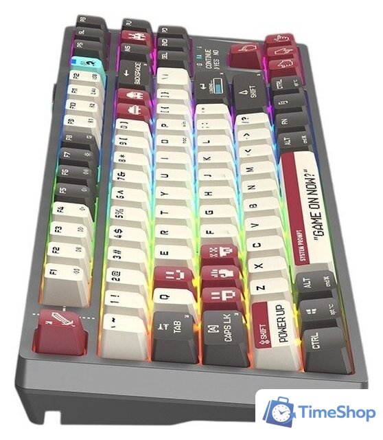 Клавиатура A4Tech Bloody WS87 Pixels Red (Bloody BLMS Red Plus) - Изображение №5 — Интернет-магазин Time-Shop