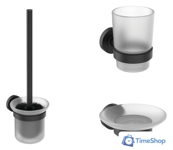 Набор аксессуаров для ванной Ideal Standard Iom Black A9245XG - Изображение №1 — Интернет-магазин Time-Shop
