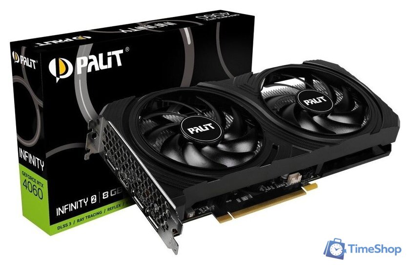 Видеокарта Palit GeForce RTX 4060 Infinity 2 NE64060019P1-1070L - Изображение №8 — Интернет-магазин Time-Shop