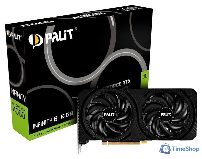 Видеокарта Palit GeForce RTX 4060 Infinity 2 NE64060019P1-1070L - Изображение №9 — Интернет-магазин Time-Shop