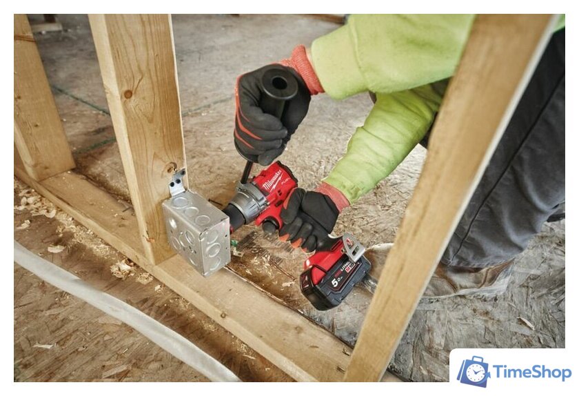 Дрель-шуруповерт Milwaukee M18 FUEL M18FDD3-502X 4933479863 (с 2-мя АКБ 5 Ач, кейс) - Изображение №14 — Интернет-магазин Time-Shop