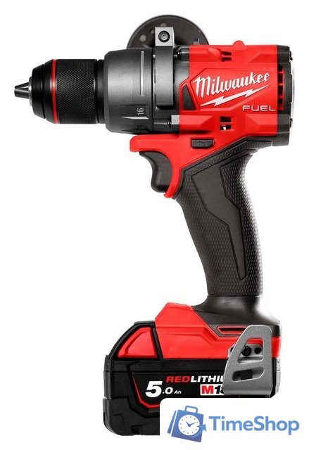 Дрель-шуруповерт Milwaukee M18 FUEL M18FDD3-502X 4933479863 (с 2-мя АКБ 5 Ач, кейс) - Изображение №2 — Интернет-магазин Time-Shop