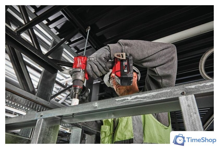 Дрель-шуруповерт Milwaukee M18 FUEL M18FDD3-502X 4933479863 (с 2-мя АКБ 5 Ач, кейс) - Изображение №11 — Интернет-магазин Time-Shop