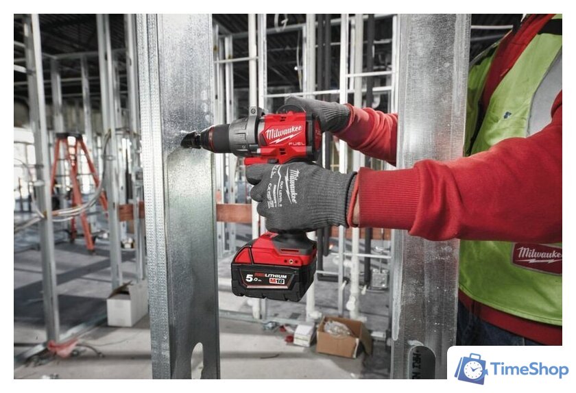 Дрель-шуруповерт Milwaukee M18 FUEL M18FDD3-502X 4933479863 (с 2-мя АКБ 5 Ач, кейс) - Изображение №17 — Интернет-магазин Time-Shop