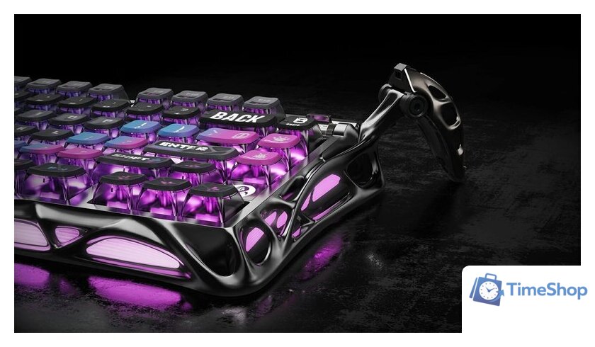 Клавиатура Gravastar Mercury K1 Pro Special Edition Cyberpunk (GravaStar x Kailh Speedy Mint) - Изображение №7 — Интернет-магазин Time-Shop