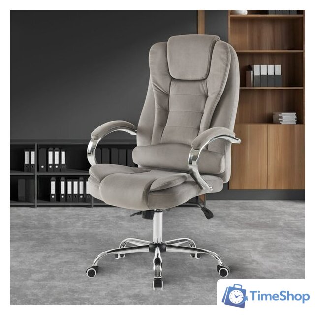 Офисное кресло Mio Tesoro Тероль AF-C7681V (серый) - Изображение №6 — Интернет-магазин Time-Shop