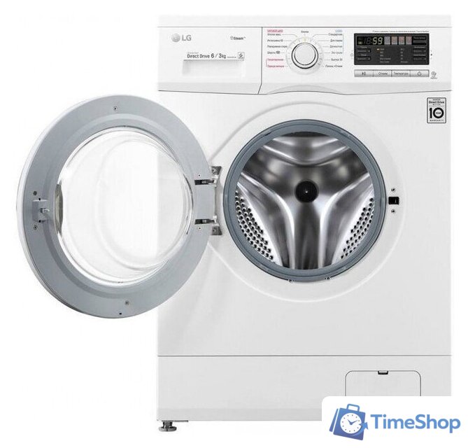 Стирально-сушильная машина LG F1296CDS0X - Изображение №2 — Интернет-магазин Time-Shop