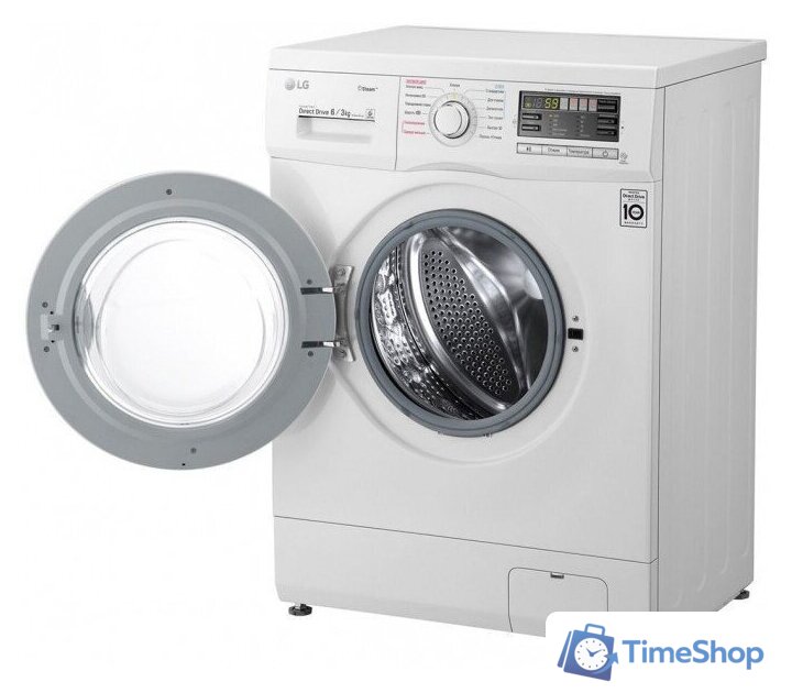 Стирально-сушильная машина LG F1296CDS0X - Изображение №8 — Интернет-магазин Time-Shop
