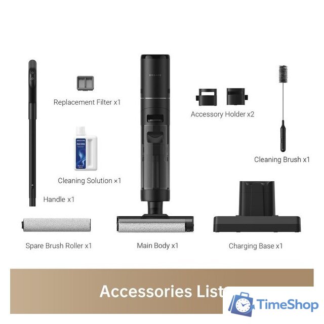 Вертикальный моющий пылесос Dreame H12S AE wet and dry Vacuum Cleaner (международная версия) - Изображение №7 — Интернет-магазин Time-Shop