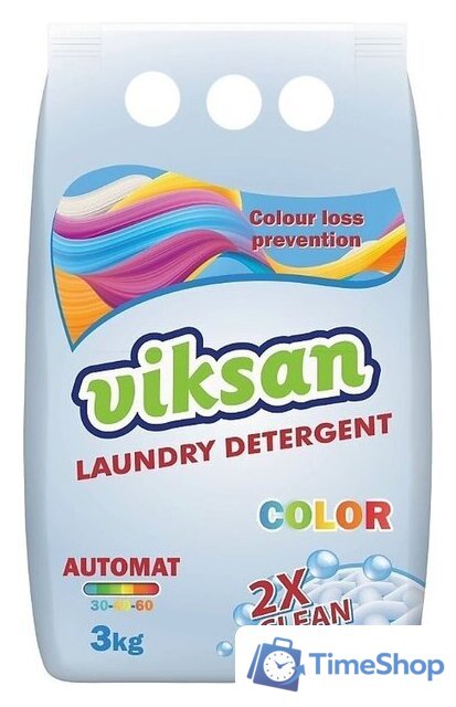 Стиральный порошок Viksan 2X Clean 3 кг - Изображение №1 — Интернет-магазин Time-Shop