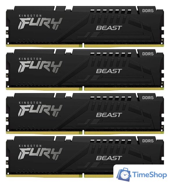 Оперативная память Kingston FURY Beast 4x32ГБ DDR5 5200 МГц KF552C40BBK4-128 - Изображение №2 — Интернет-магазин Time-Shop