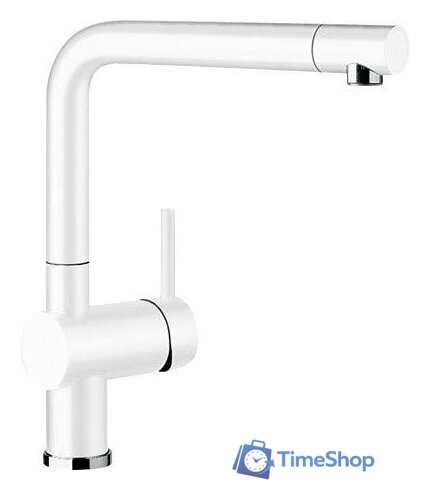 Смеситель Blanco Linus Silgranit (белый) [516702] - Изображение №1 — Интернет-магазин Time-Shop