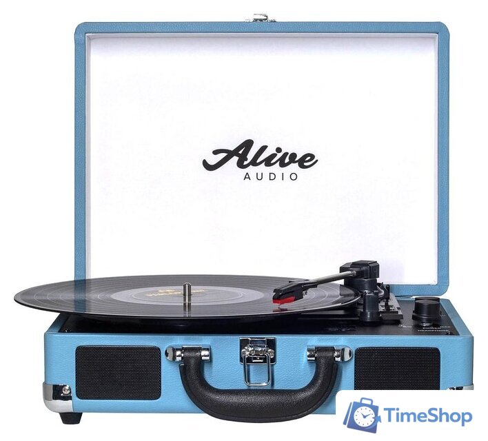 Виниловый проигрыватель Alive Audio Glam Aqua - Изображение №1 — Интернет-магазин Time-Shop