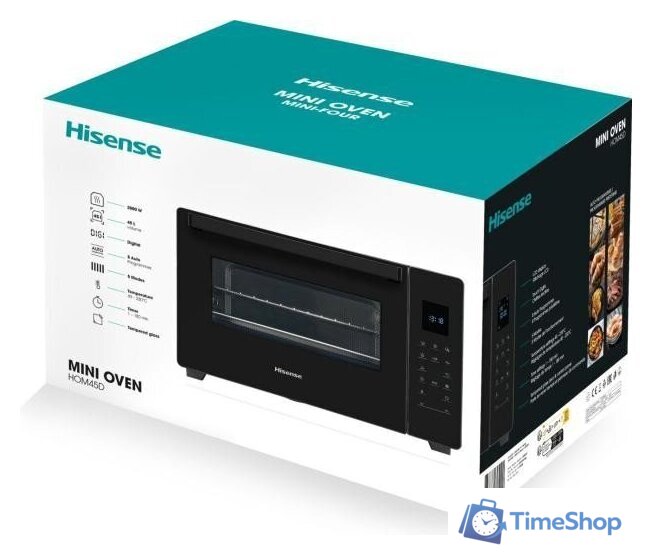 Мини-печь Hisense HOM45D - Изображение №11 — Интернет-магазин Time-Shop