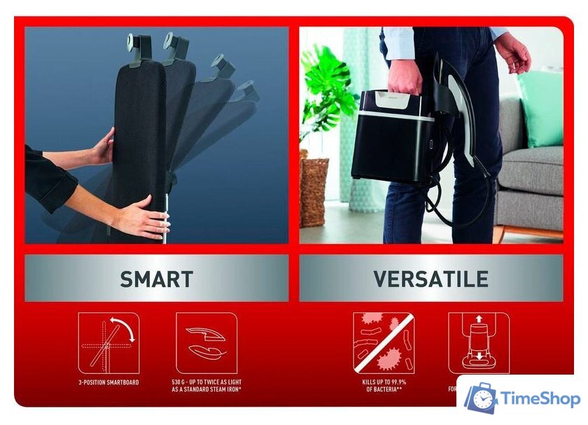 Отпариватель Tefal Ixeo+ QT1510E0 - Изображение №25 — Интернет-магазин Time-Shop