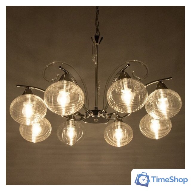 Люстра BayerLux Харми 9214870 (серебристый) - Изображение №9 — Интернет-магазин Time-Shop