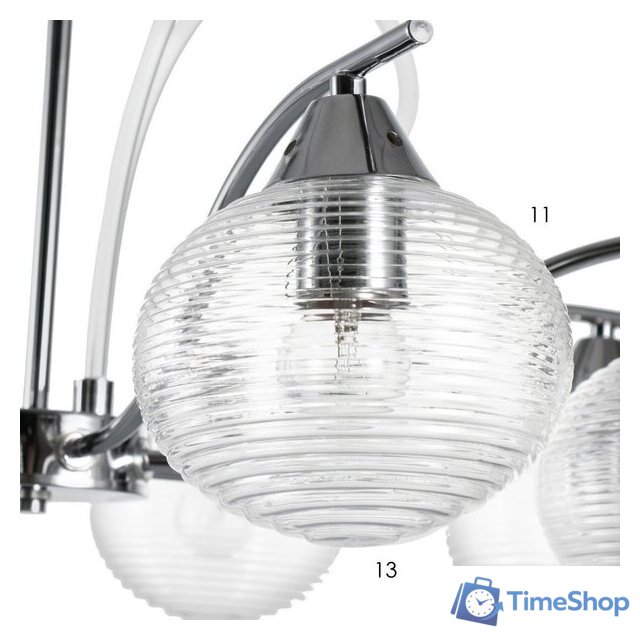 Люстра BayerLux Харми 9214870 (серебристый) - Изображение №4 — Интернет-магазин Time-Shop