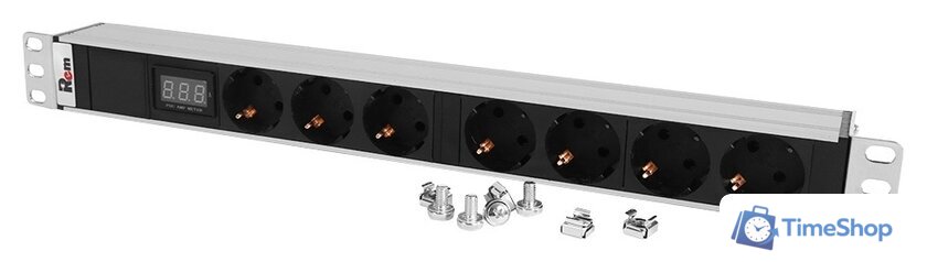 Блок розеток Rem R-32-7S-Am-440-K (7 розеток, без шнура) - Изображение №1 — Интернет-магазин Time-Shop