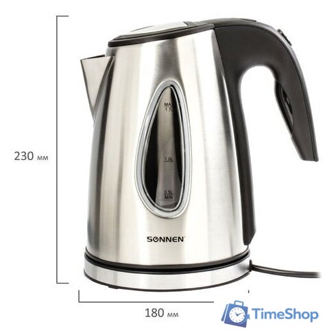 Электрический чайник Sonnen KT-1721 - Изображение №8 — Интернет-магазин Time-Shop