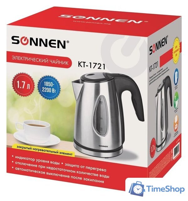Электрический чайник Sonnen KT-1721 - Изображение №10 — Интернет-магазин Time-Shop