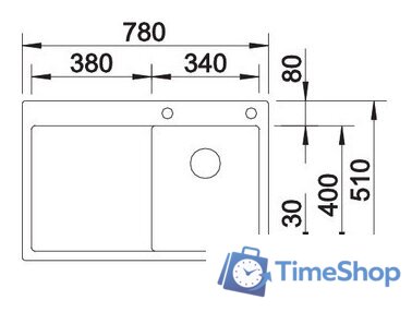 Кухонная мойка Blanco Claron 4 S-IF (правая) - Изображение №5 — Интернет-магазин Time-Shop