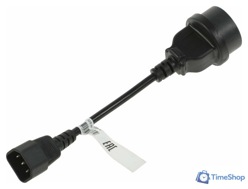Адаптер Powercom SCUT IEC-320 C14 - Socket Type-F - Изображение №3 — Интернет-магазин Time-Shop