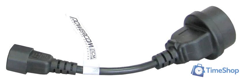 Адаптер Powercom SCUT IEC-320 C14 - Socket Type-F - Изображение №1 — Интернет-магазин Time-Shop