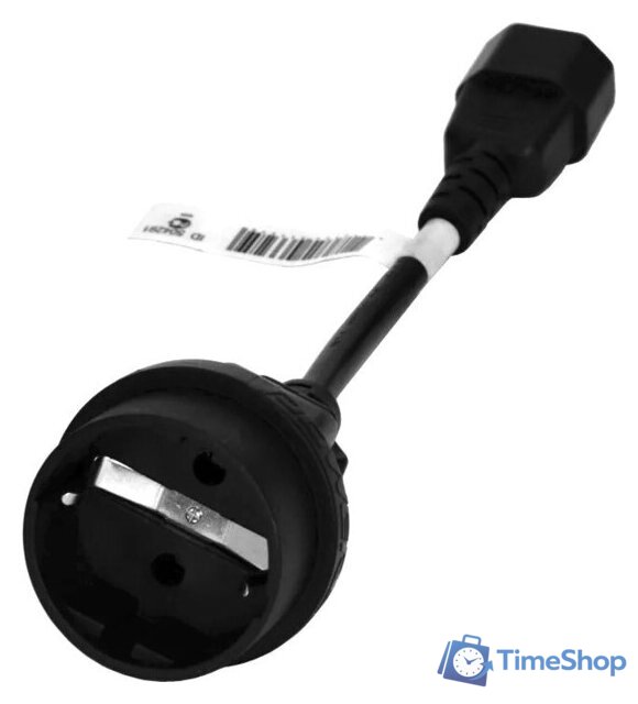 Адаптер Powercom SCUT IEC-320 C14 - Socket Type-F - Изображение №2 — Интернет-магазин Time-Shop