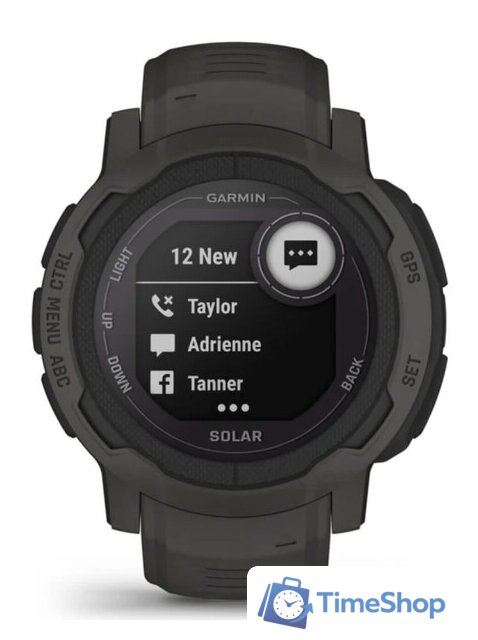 Умные часы Garmin Instinct 2 Solar (черный) - Изображение №9 — Интернет-магазин Time-Shop