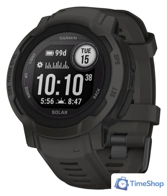 Умные часы Garmin Instinct 2 Solar (черный) - Изображение №1 — Интернет-магазин Time-Shop
