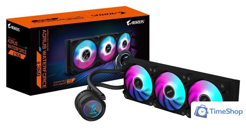 Система жидкостного охлаждения для процессора Gigabyte Aorus Waterforce II 360 - Изображение №5 — Интернет-магазин Time-Shop