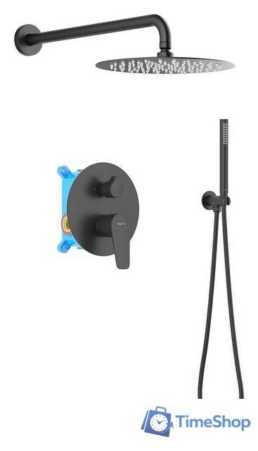 Душевая система  Aquatek Бетта AQ1172MB (черный матовый) - Изображение №1 — Интернет-магазин Time-Shop