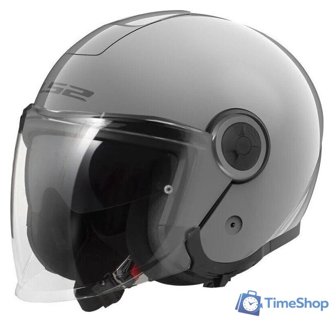 Мотошлем LS2 OF620 Classy Solid (XXL, серый) - Изображение №1 — Интернет-магазин Time-Shop