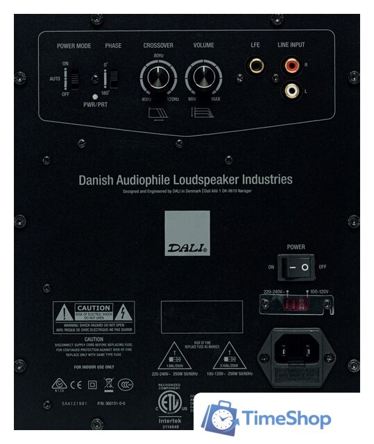 Проводной сабвуфер DALI DALI SUB C-8 D (черный) - Изображение №2 — Интернет-магазин Time-Shop