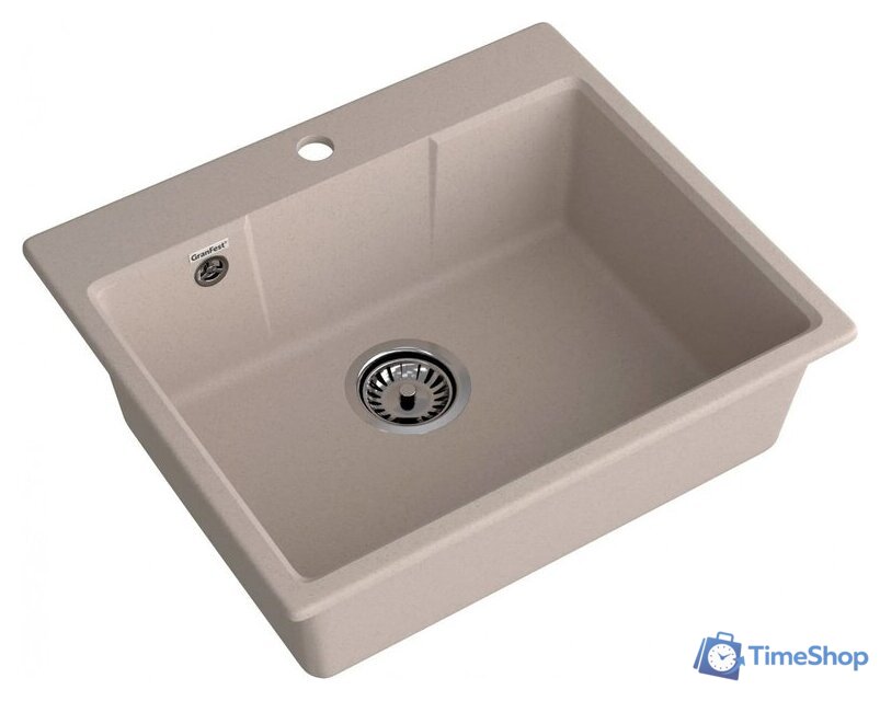 Кухонная мойка GranFest GF-UR-658 (песочный) - Изображение №2 — Интернет-магазин Time-Shop