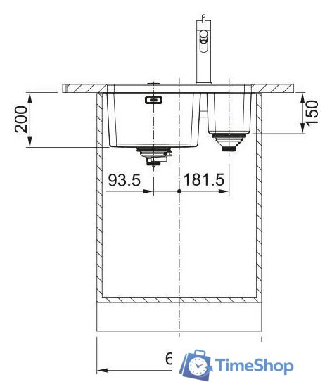 Кухонная мойка Franke Mythos MYX 160-34-16 122.0624.559 - Изображение №9 — Интернет-магазин Time-Shop