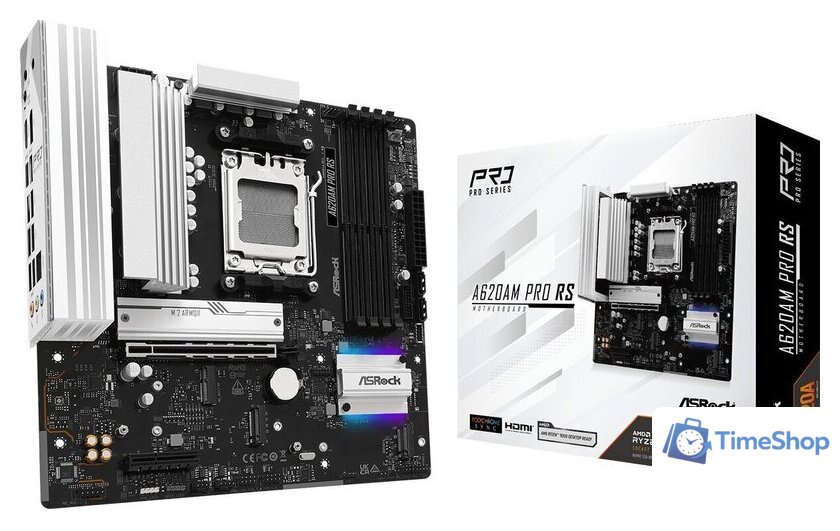 Материнская плата ASRock A620AM Pro RS - Изображение №4 — Интернет-магазин Time-Shop