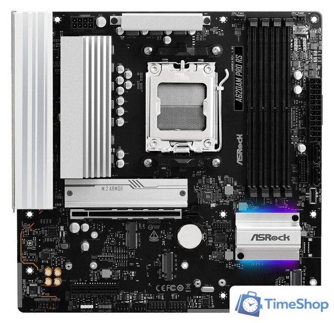 Материнская плата ASRock A620AM Pro RS - Изображение №1 — Интернет-магазин Time-Shop