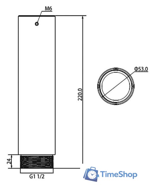 Крепление для камер видеонаблюдения Dahua DH-PFA112 - Изображение №5 — Интернет-магазин Time-Shop