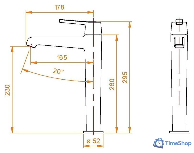 Смеситель RGW SP-311 511405311-01 - Изображение №2 — Интернет-магазин Time-Shop